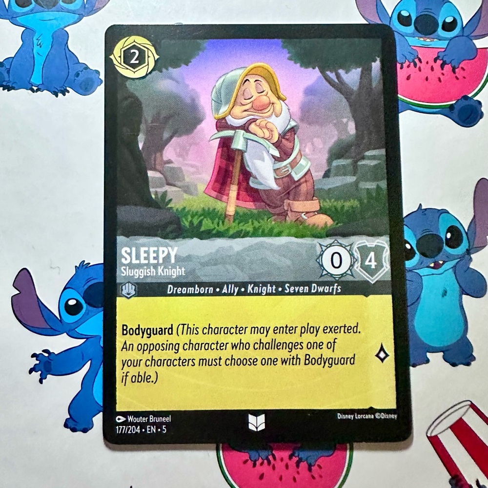 sleepy 177/204 [snow white] - uncommon — disney lorcana: shimmering skies